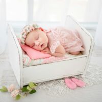 Newborn baby girl photoshoot
